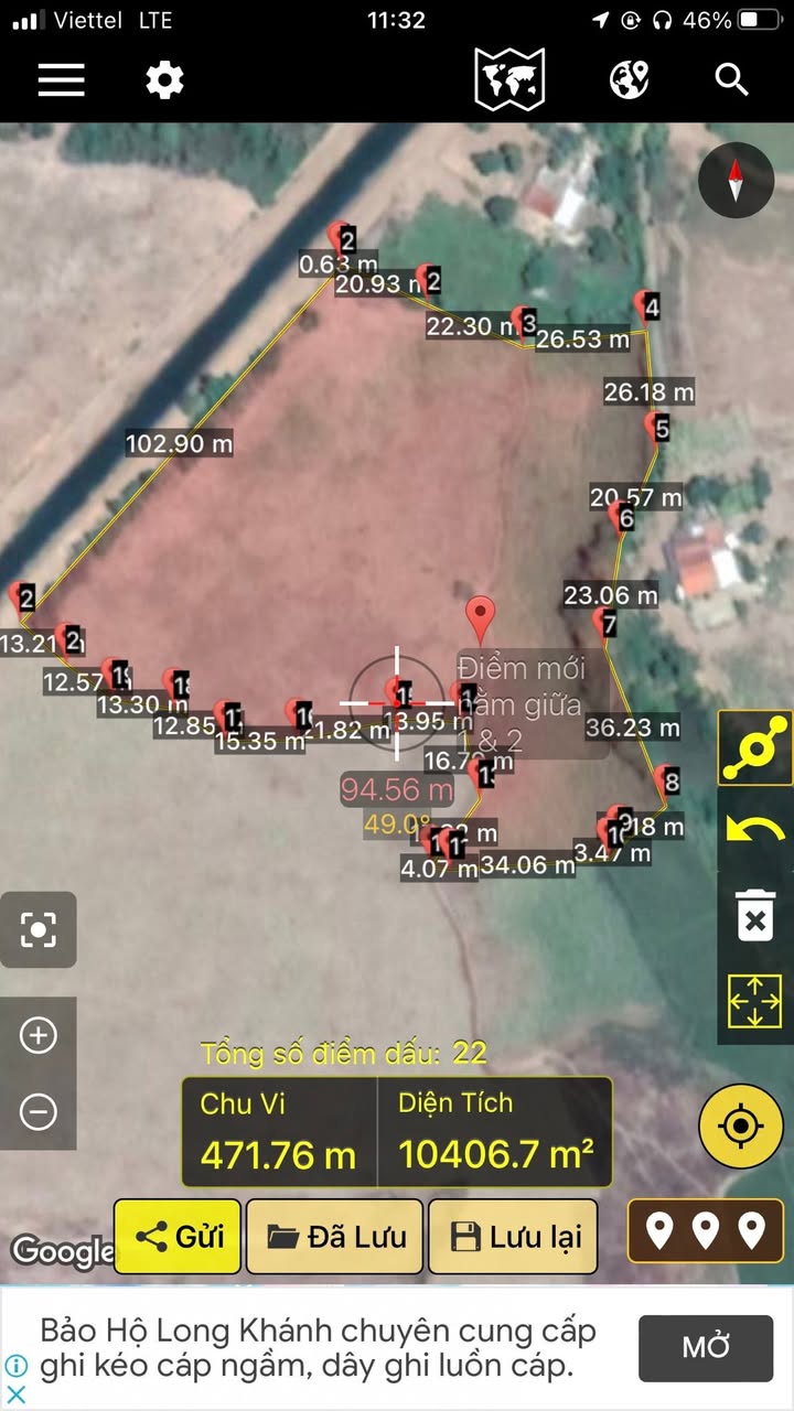 Đất mặt tiền Ninh Hòa 11,000m² giá 1.88 tỷ - Đầu tư sinh lời ngay!