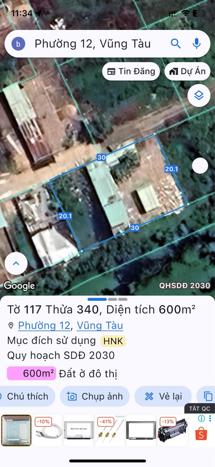 Lô đất hẻm 89 Phước Thắng 200m² giá 1.39 tỷ - Chính chủ bán gấp!