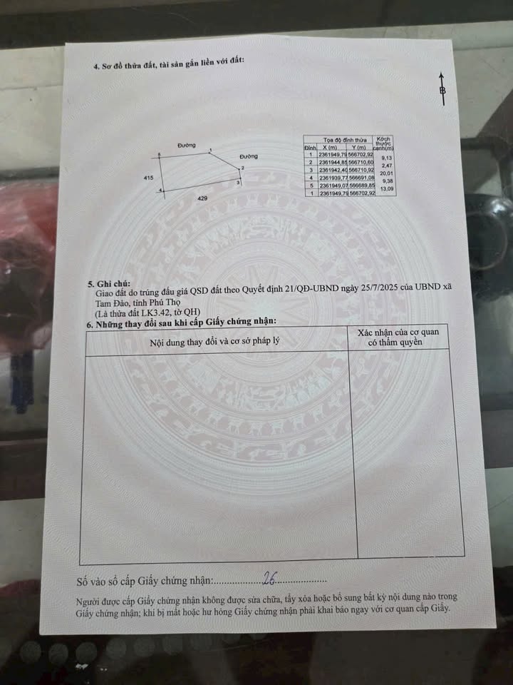 Đất nền ô góc 153.5m² mặt tiền 9m - Kinh doanh sầm uất tại Tam Đảo!