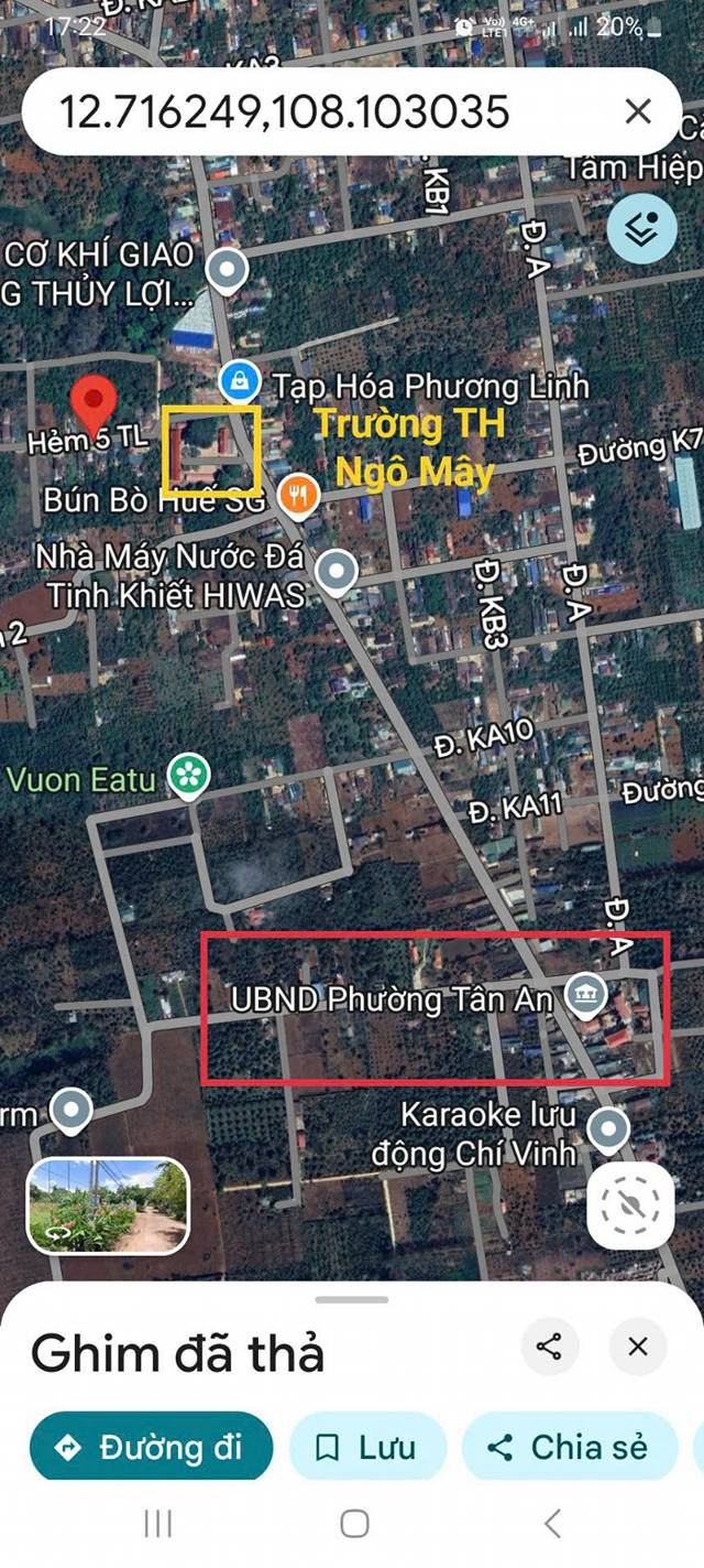 Lô đất Tân An 100m² giá 1.15 tỷ - Sổ đỏ chính chủ, cơ hội đầu tư hấp dẫn!