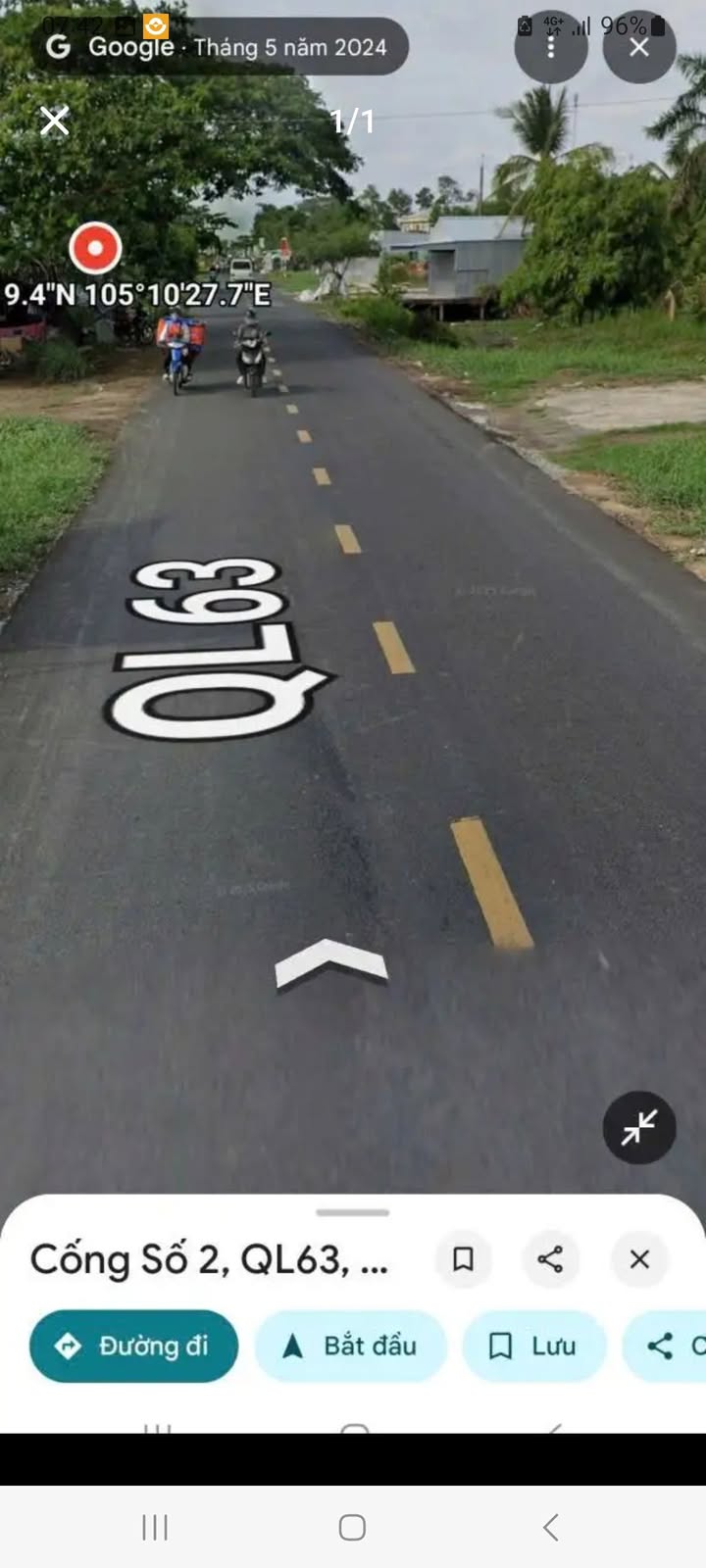 Đất mặt tiền Quốc Lộ 63, Phường An Xuyên, 1168m², Giá chỉ 3 tỷ - Cơ hội đầu tư tuyệt vời!