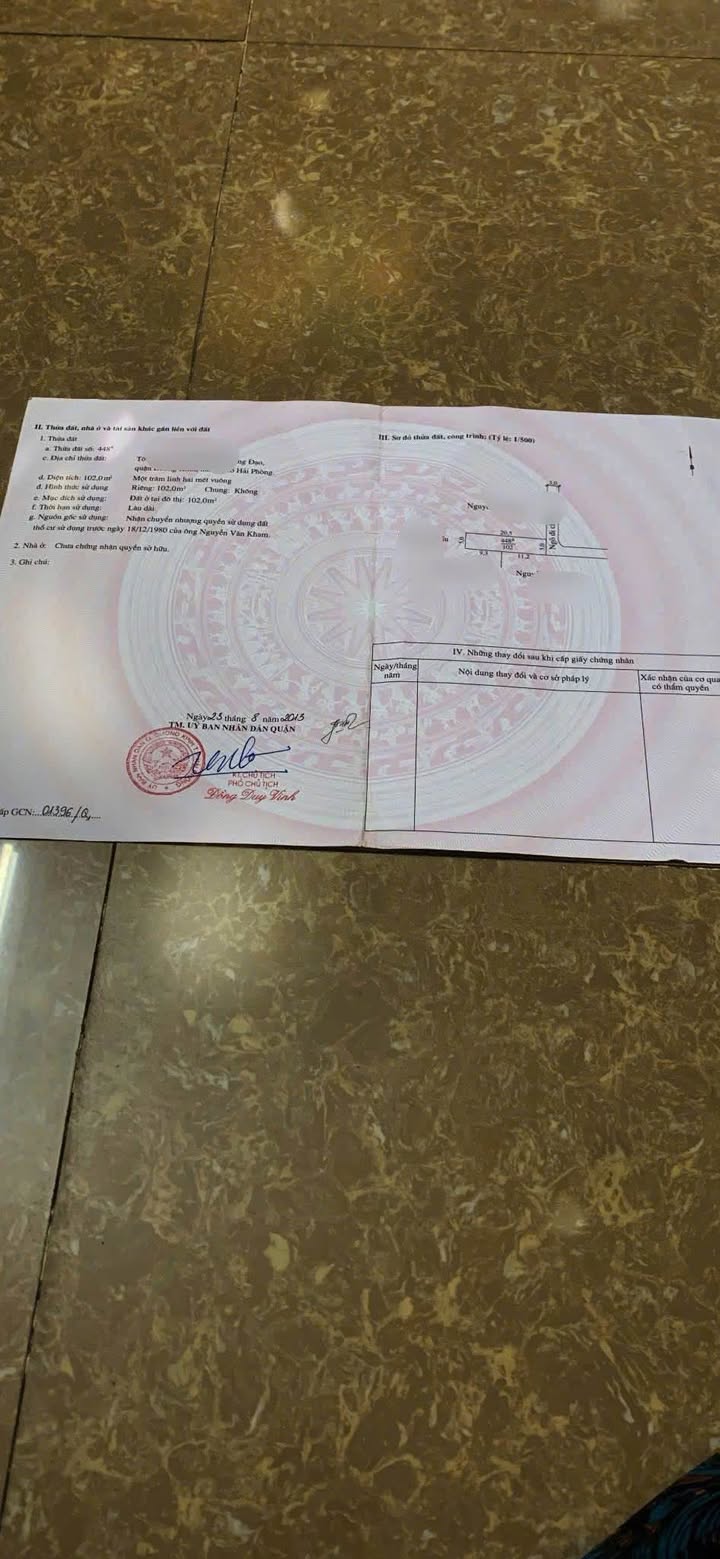 Lô đất Phố Phương Lung, Quận Dương Kinh 102m² - Giá tốt mùa Tết!