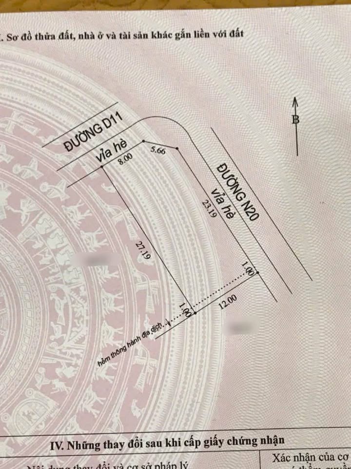 Đất nền 2 mặt tiền N20 & D11 Khu Biệt Thự 5A - Sóc Trăng, 324m² chỉ 4 tỷ