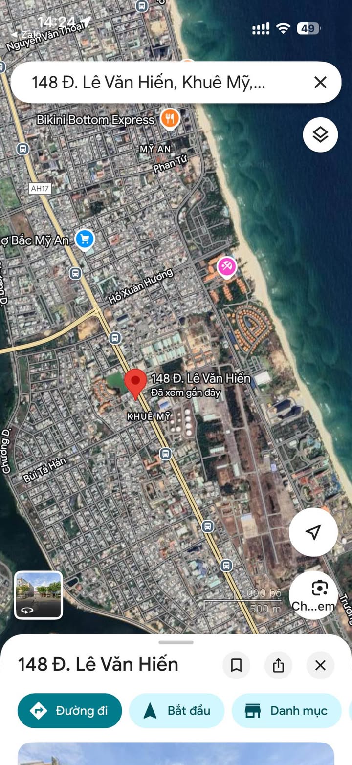 Nhà bán 148 Lê Văn Hiến, Ngũ Hành Sơn 123.8m² - Gần biển Mỹ Khê chỉ 2km!