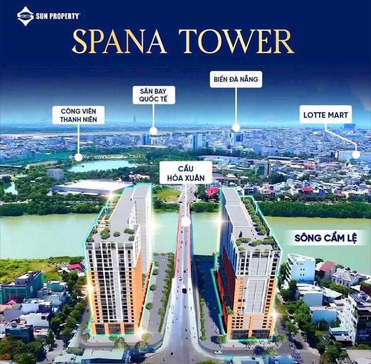 Căn hộ Spana Tower Đà Nẵng 137m² giá 6.86 tỷ - Thiết kế theo phong cách riêng