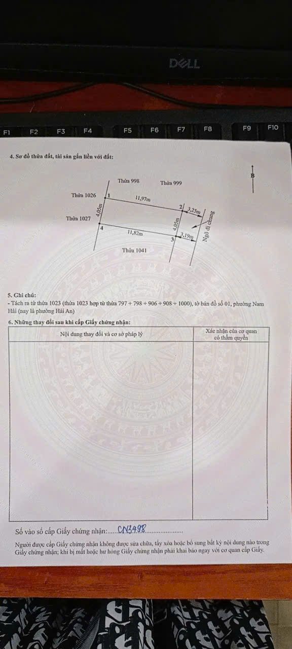 Lô đất Hàng Tổng, Hải An 48m² giá 2.45 tỷ - Ô tô vào tận cửa!