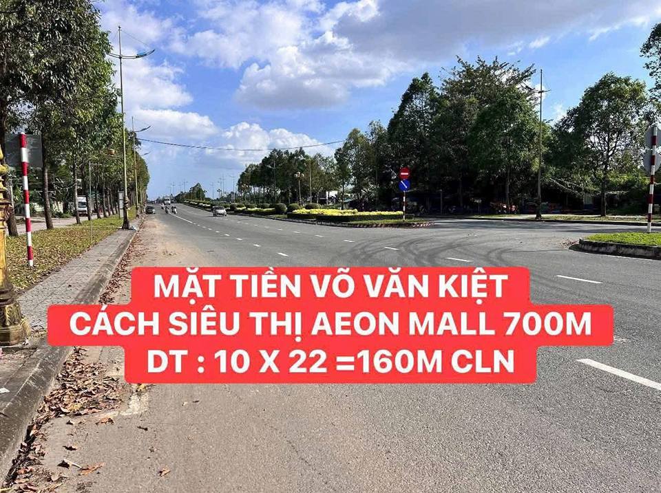 Đất nền mặt tiền Võ Văn Kiệt 160m² giá 5 tỷ - Pháp lý rõ ràng, thương lượng tốt!