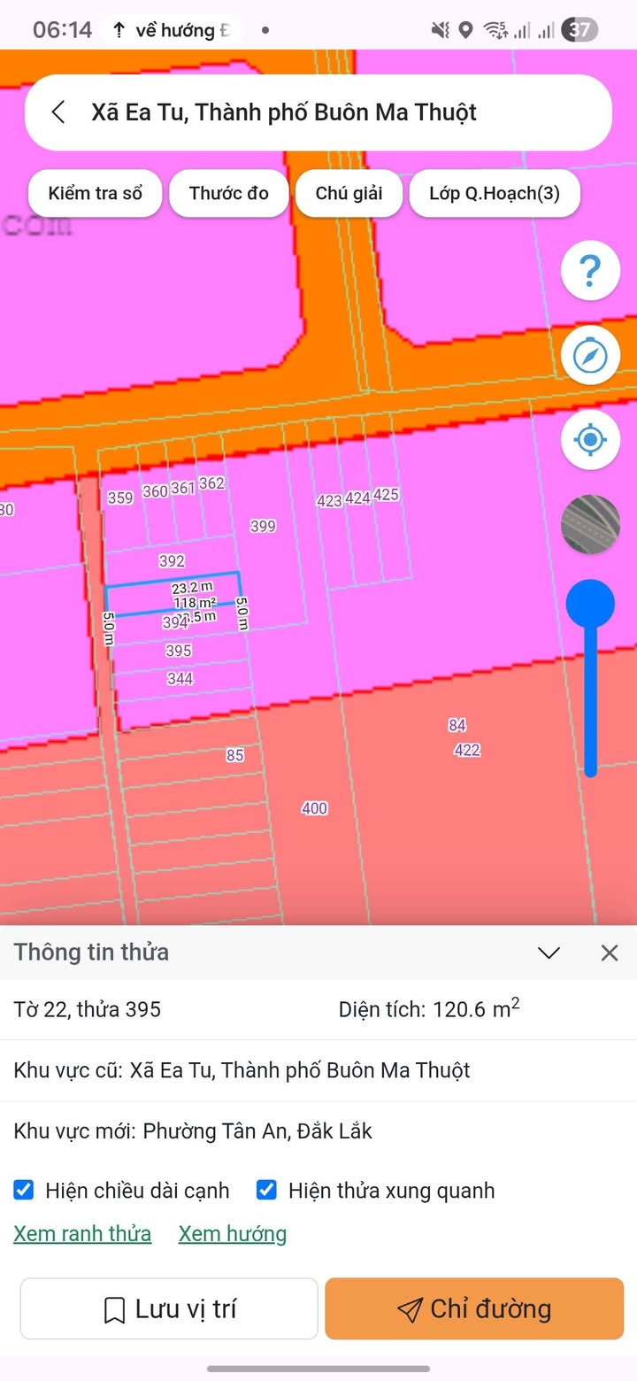 Đất ở phường Tân An 115m² giá 1.1 tỷ - Cơ hội đầu tư hấp dẫn!