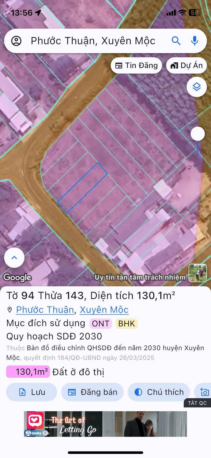 Đất nền Xã Phước Thuận, Huyện Xuyên Mộc, 127m², giá 1.2 tỷ - Đầu tư sinh lời ngay!