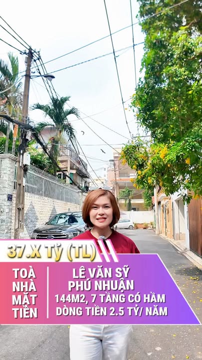 Căn hộ cho thuê mặt tiền Lê Văn Sỹ, Quận 3, 144m² - Dòng tiền ổn định 2.5 tỷ/năm