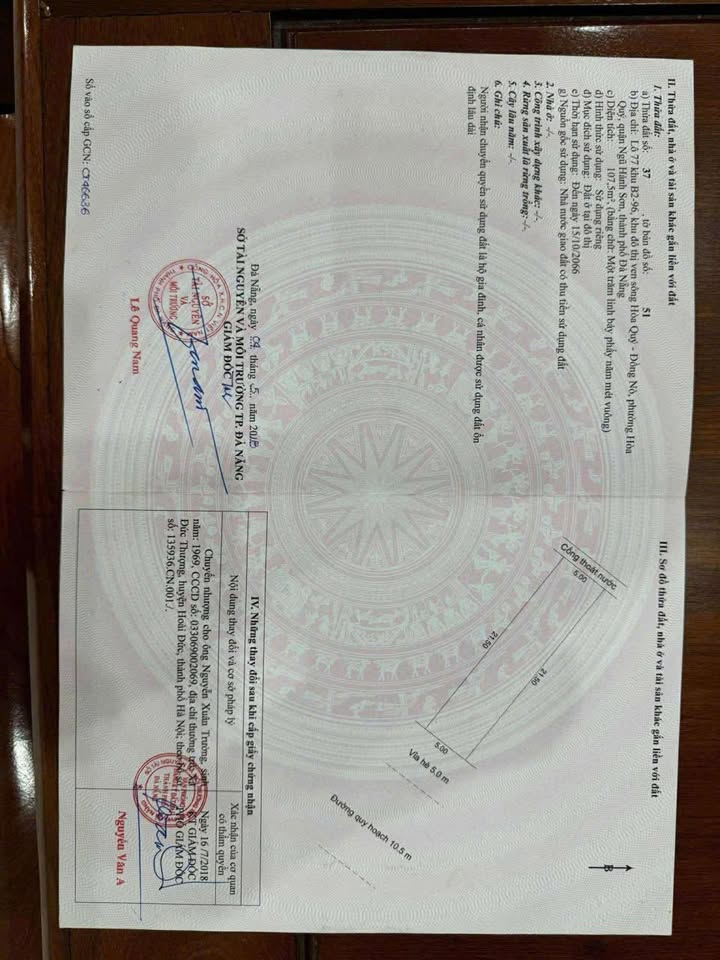 Đất nền khu đô thị ven sông Hòa Quý Đà Nẵng 107m² giá 6.5 tỷ - Cơ hội đầu tư tuyệt vời!