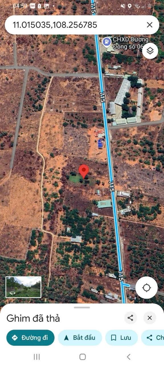 Lô đất đẹp mặt tiền DT.715, Thiện Nghiệp, 2500m² - Gần sân bay Phan Thiết!