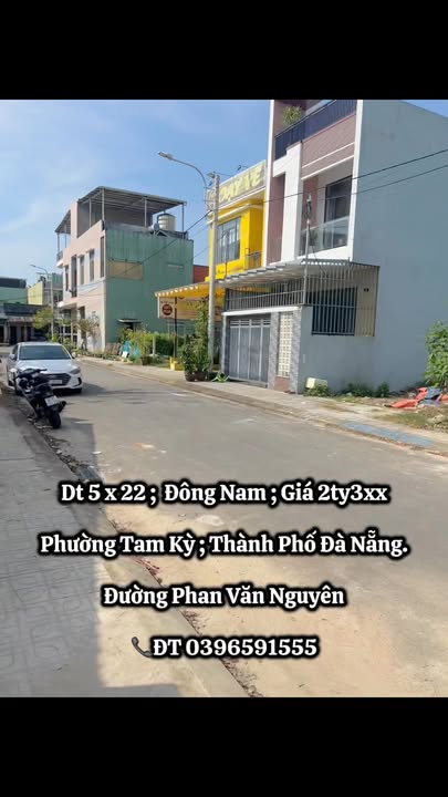 Bán đất đường Phan Văn Nguyên, phường Tam Kỳ, 110m² - Đầu tư sinh lời ngay!