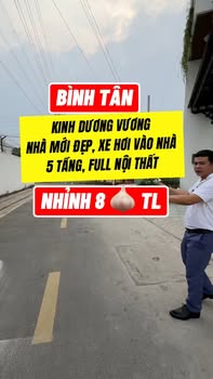 Nhà 5 Tầng Sổ Hồng Riêng Tại Quận Bình Tân 64m² - Ô Tô Vào Nhà, Full Nội Thất