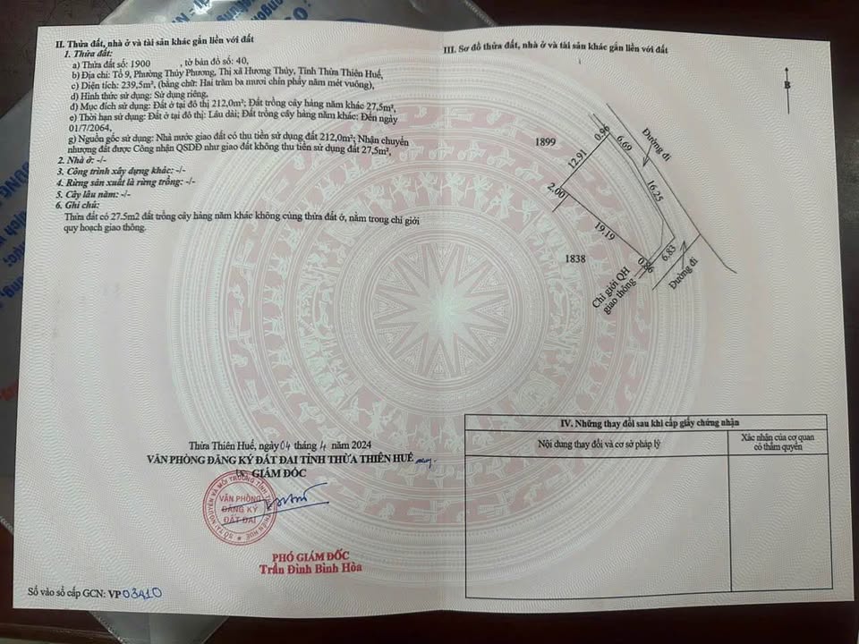 Đất 2 mặt tiền Kiệt Giáp Hải, 240m² giá 1.3 tỷ - Vị trí đẹp, thuận tiện cho đầu tư!