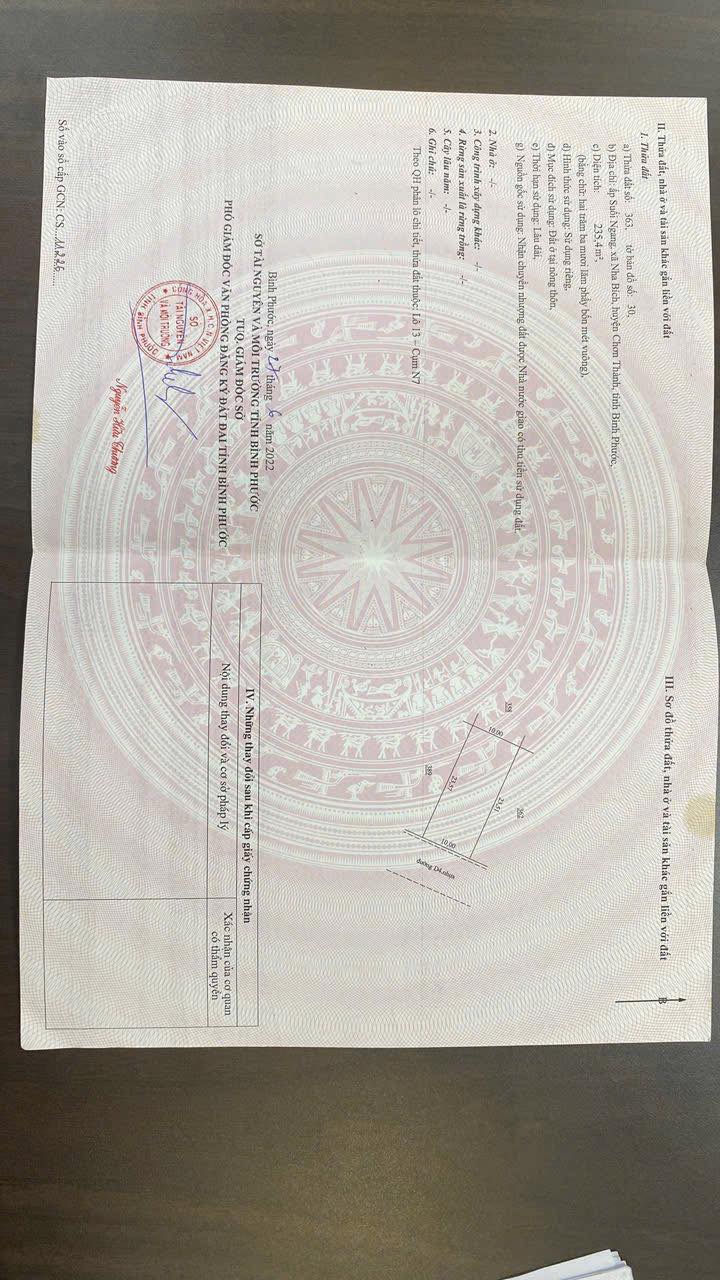 Đất thổ cư TDC Suối Ngang Nha Bích 230m² giá chỉ 600 triệu - Cơ hội đầu tư tốt!