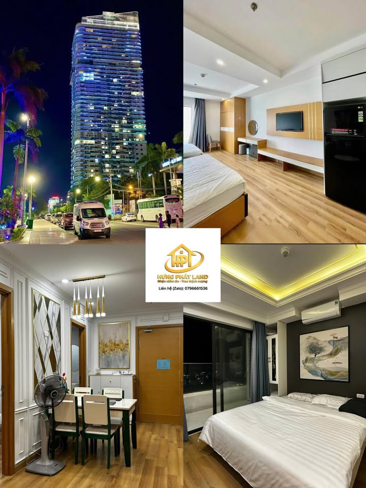 Căn hộ TMS Quy Nhơn 56m² giá 8 triệu - Tầng cao view đẹp