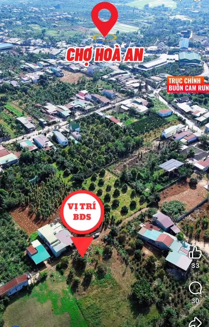 Đất nền Buôn Krưng, Hòa An, 3120m² giá 600 triệu - Cơ hội đầu tư tuyệt vời!