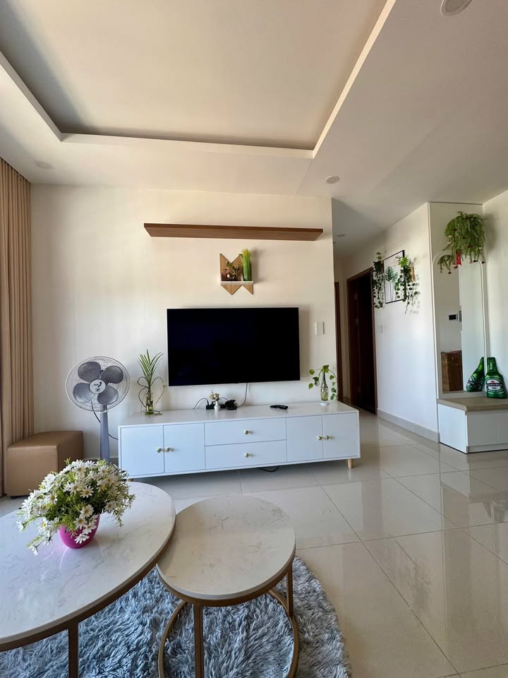 Căn hộ 2PN Chung cư CT3 Vĩnh Điềm Trung, Nha Trang 75m² - Tầng cao view đẹp, cho thuê chỉ 15 triệu!