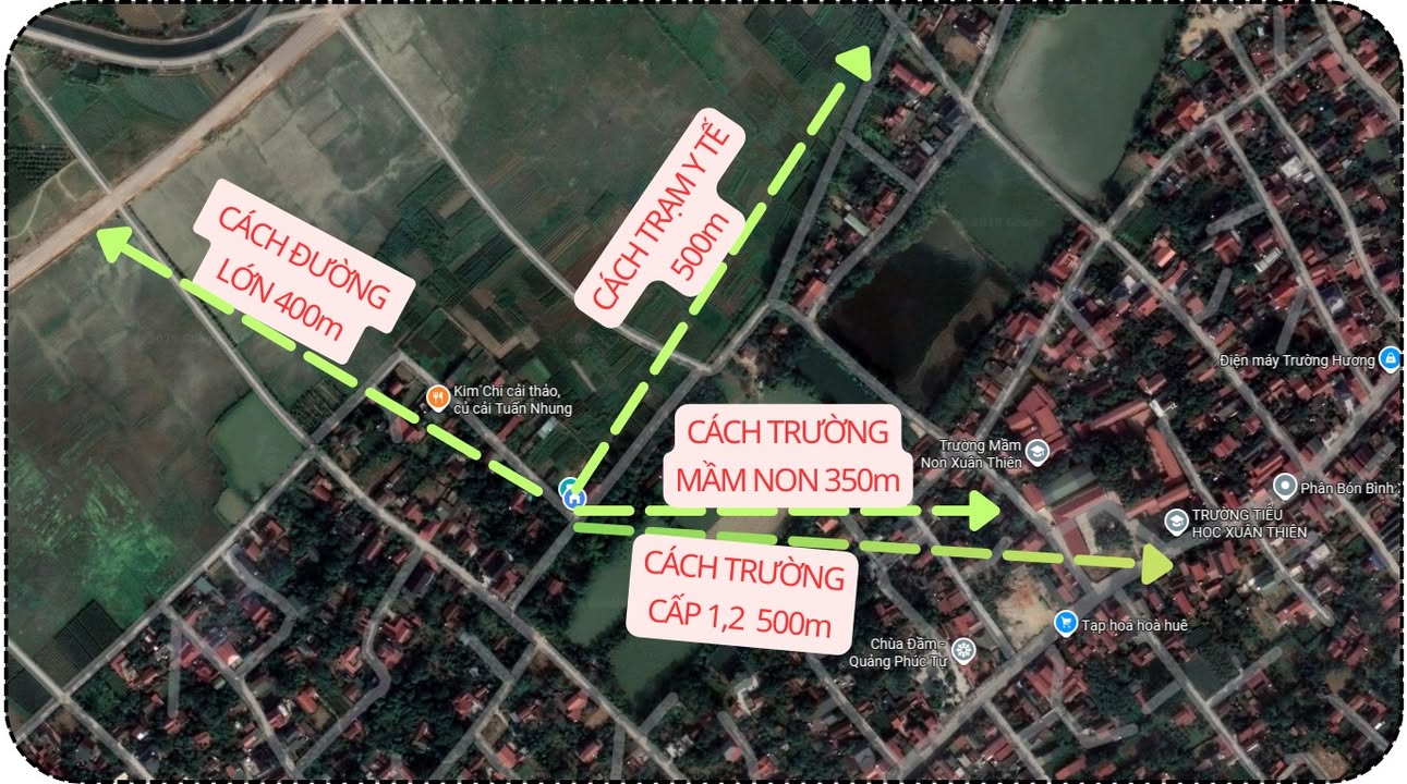 Đất Thổ Cư Xuân Thiên Thọ Xuân 166.6m² giá 295 triệu - Sổ đỏ chính chủ!