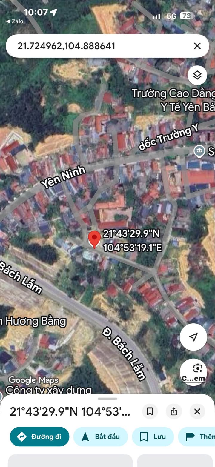 Đất nền Yên Bái 75m² giá 1 tỷ - Sát trường cấp 2 Yên Ninh!