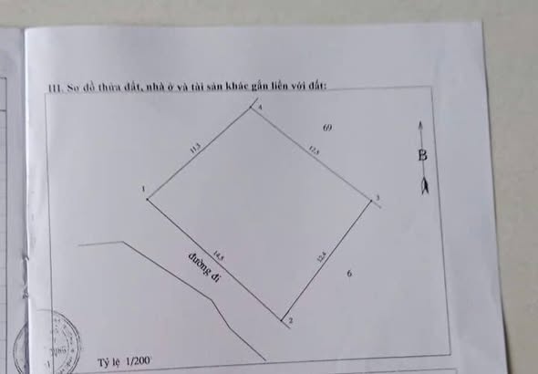 Bán đất có nhà cấp 4 tại khu phố Bình Chương, 159m², giá 1.2 tỷ - Khu dân cư sầm uất!