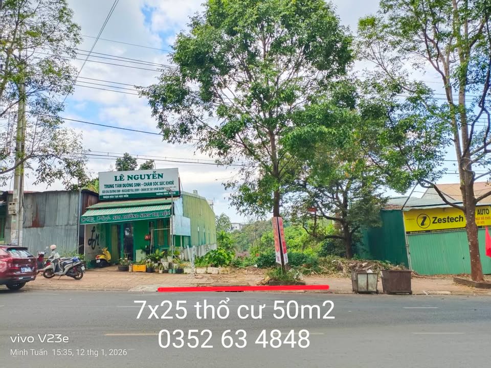 Đất mặt tiền kinh doanh Đường 3 tháng 2, TP Gia Nghĩa 175m² giá 2.45 tỷ - Cơ hội đầu tư sinh lời!