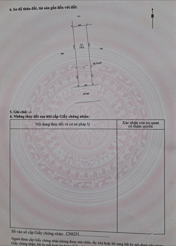 Đất mặt tiền ĐT864 Gò Công Tây 278m² giá 600 triệu - Đầu tư sinh lời lý tưởng!
