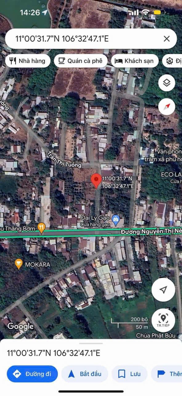 Đất nền Phú Hòa Đông, Củ Chi 107m² giá 1.35 tỷ - Bán gấp chính chủ!