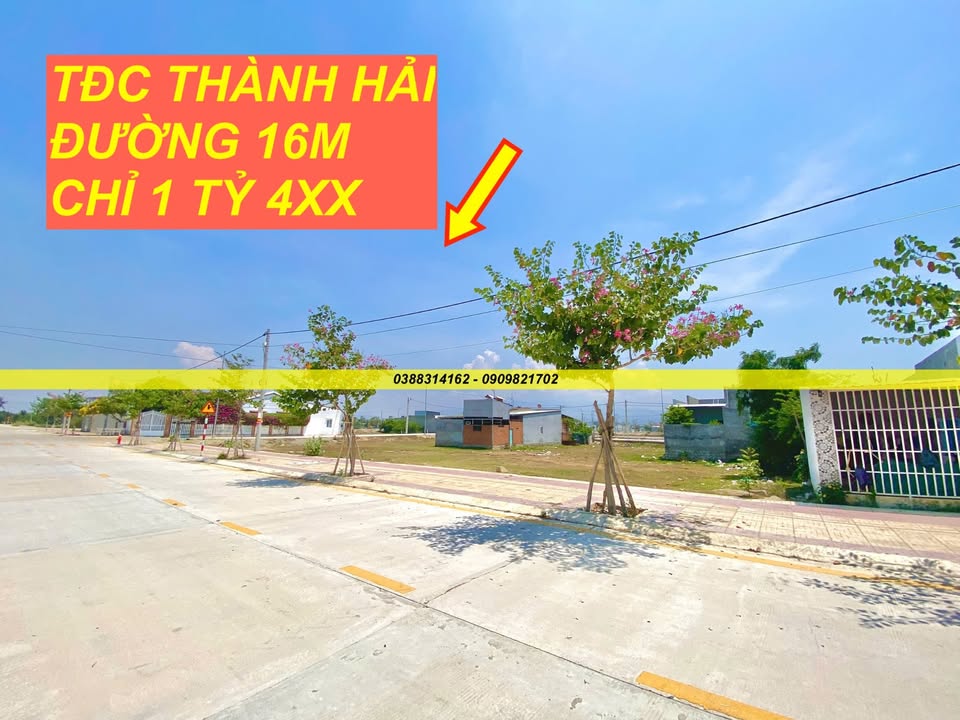 Đất nền TĐC Thành Hải, Phan Rang 176m² giá 1.48 tỷ - Sổ đỏ chính chủ!