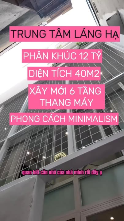 Nhà phố Đê La Thành 200m² giá 12 tỷ - Sẵn sàng vào ở ngay!