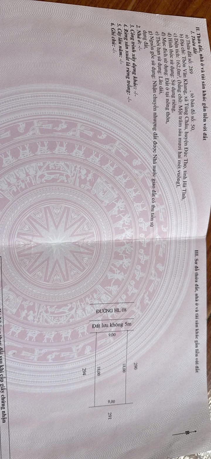 Đất nền chính chủ tại Xã Tùng Châu, Huyện Đức Thọ 200m² - Cơ hội đầu tư tuyệt vời!