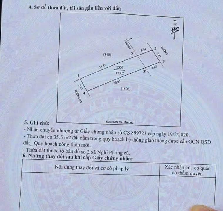 Đất Nghi Phong, TP Vinh 173.2m² giá 5.715 tỷ - Kinh doanh sầm uất!