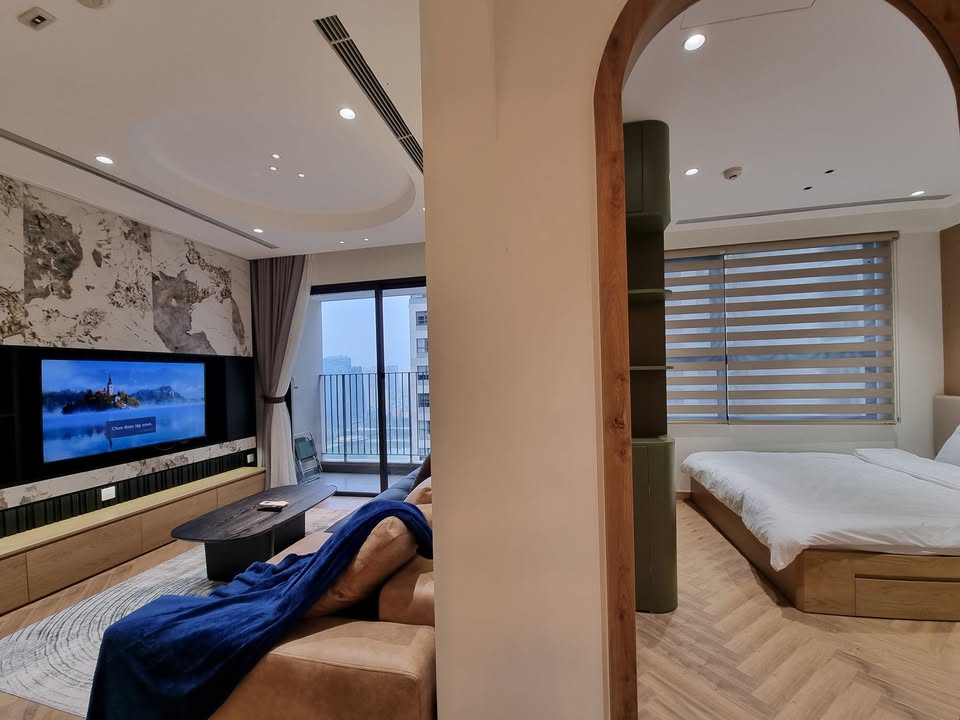 Căn hộ Vinhomes D'capitale Trần Duy Hưng 2PN giá 19 triệu - Thiết kế đẹp mắt, tiện nghi đầy đủ!