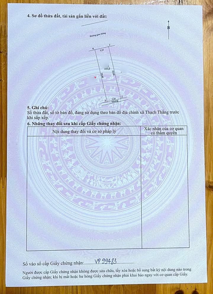 Đất mặt tiền đường Tỉnh lộ 27, Xã Thạch Thắng, 105m² - Giá chỉ 2 tỷ VND!