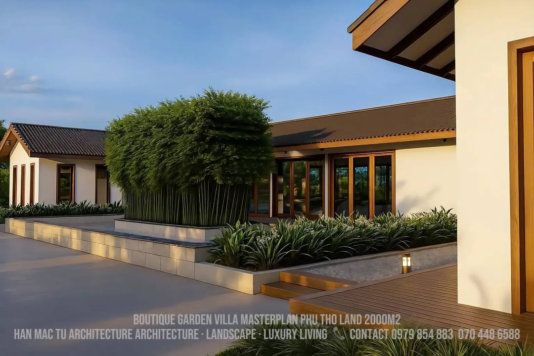 Biệt thự Boutique Garden Villa Hòa Bình 2000m² - Không gian sống đẳng cấp và bền vững!