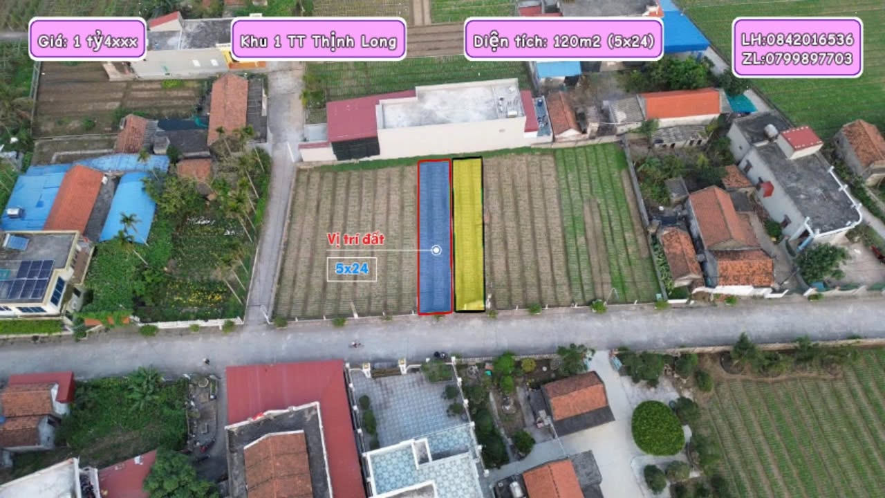 Đất nền Thinh Long 120m² giá 1.4 tỷ - Tiềm năng đầu tư hấp dẫn!
