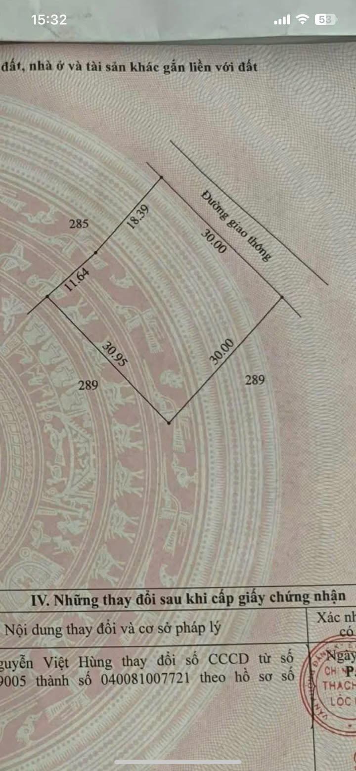 Đất thổ cư 900m² Thôn Hưng Hòa, Xã Nam Điền, Thạch Hà - Giá chỉ 1.8 tỷ VND!