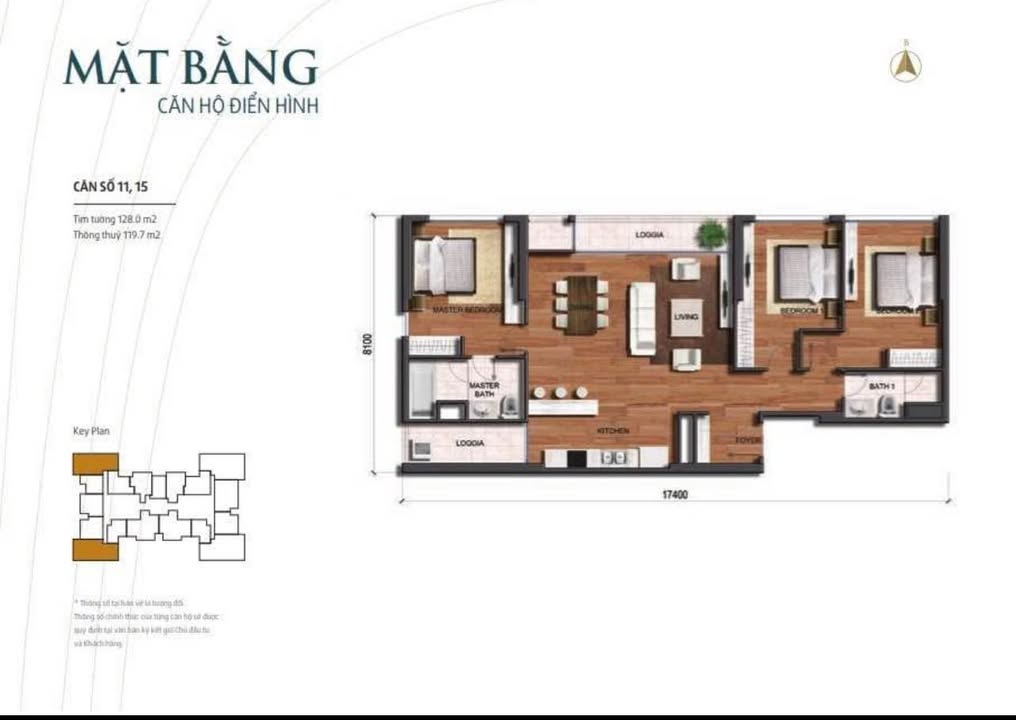Căn hộ Park Hill Times City 128m² giá thỏa thuận - Căn góc phong thủy tốt