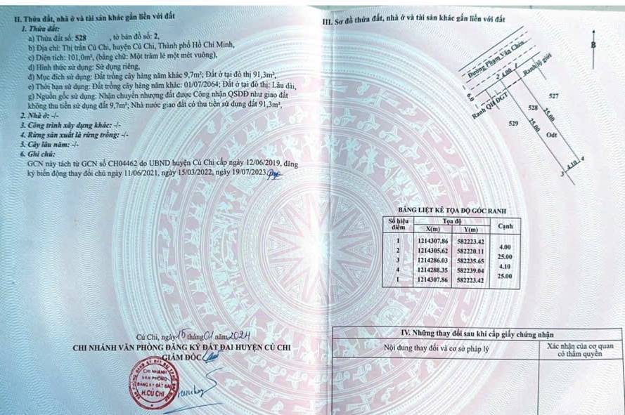 Đất nền đường Phạm Văn Chèo, Củ Chi 100m² chỉ 3 tỷ - Sổ hồng chính chủ, xây dựng ngay!