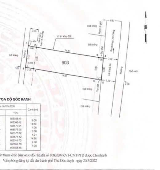Đất nền Linh Đông 89.9m² giá 4.95 tỷ - Sổ hồng chính chủ, hướng Đông Nam!