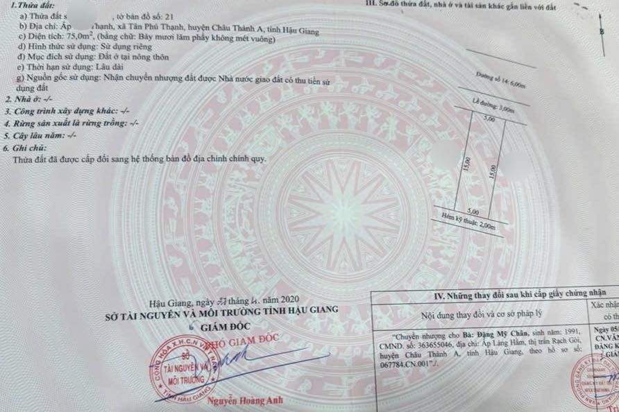 Đất nền Tây Đô Ecopark Cần Thơ 75m² giá 1.25 tỷ - Đầu tư sinh lời ngay!