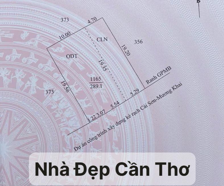 Bán nền biệt thự mặt tiền bờ kè Mương Khai 292m² giá 7 tỷ - Đầu tư sinh lời tuyệt vời!