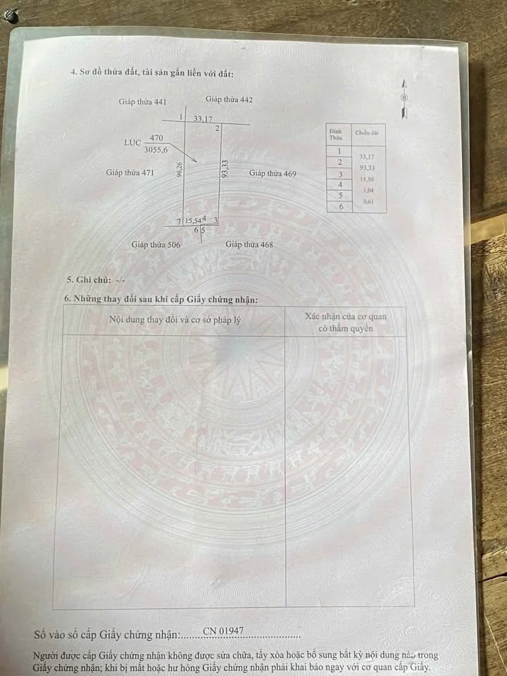 Đất ruộng tại xã Nhơn Hội, An Giang 3.056 m² giá 4.575 tỷ - Cơ hội đầu tư hấp dẫn!