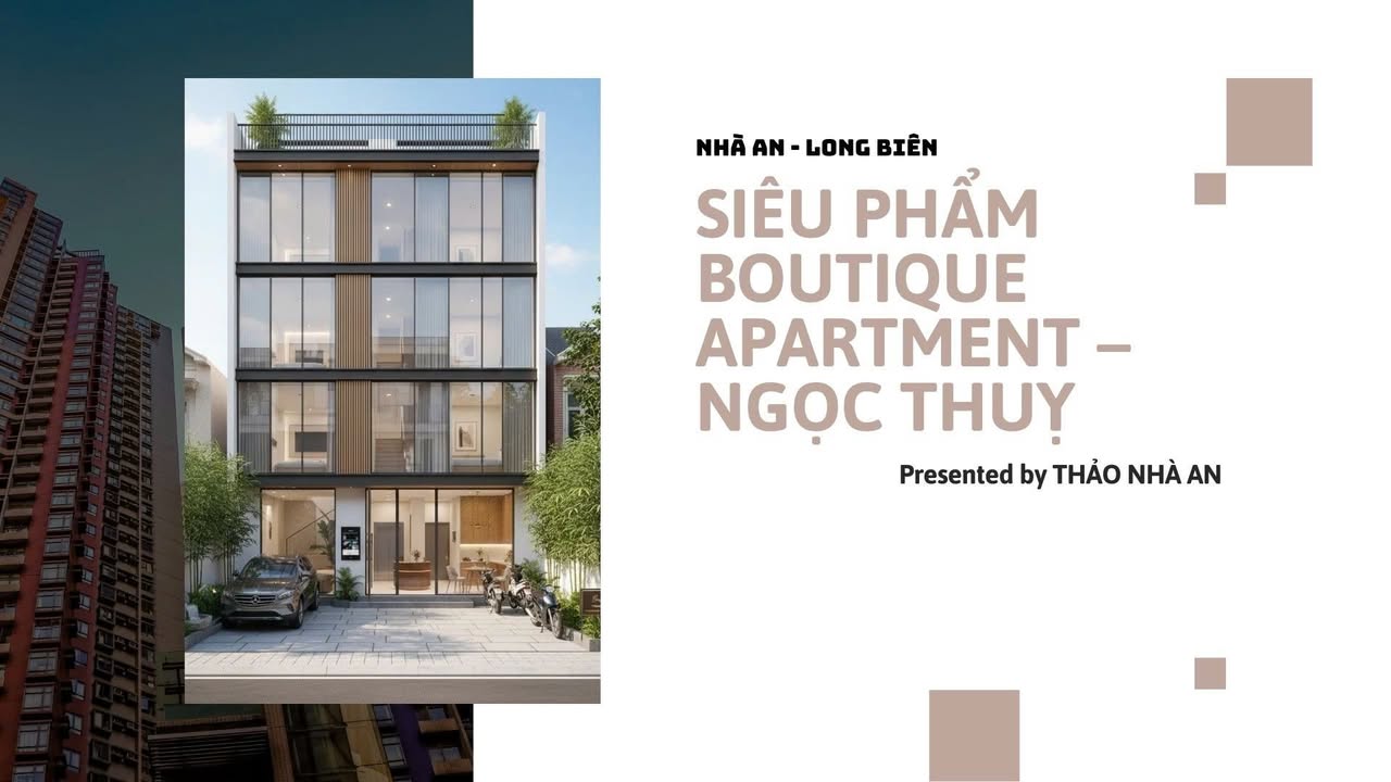 Căn hộ Boutique Apartment Ngọc Thụy 70m² giá 13 tỷ - Đón đầu lợi nhuận đột phá!