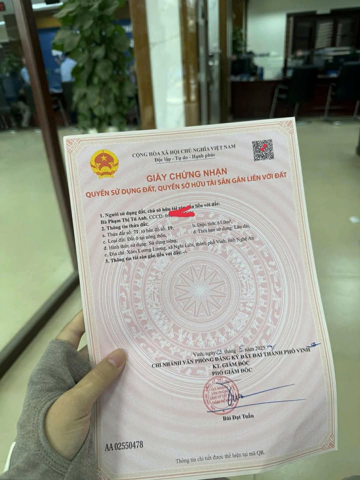 Lô đất Nghi Phong 100m² giá 1.6 tỷ - Lô góc mặt đường rộng rãi, thoáng mát!