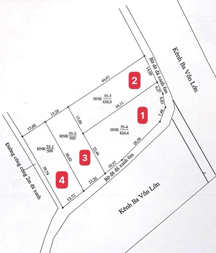 Đất nền 500m² mặt tiền kênh TL 816 giá 750 triệu - Cơ hội đầu tư tuyệt vời!