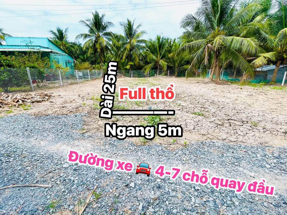 Đất nền xã Song Phú 125m² giá 299 triệu - Mặt tiền lộ ô tô, đầy đủ tiện ích!