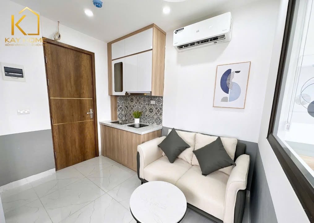 Căn hộ cho thuê 154 Đội Cấn, Ba Đình - 1 phòng ngủ, nội thất đầy đủ và thoáng mát!