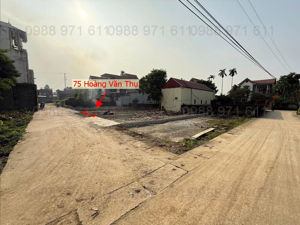 Đất thổ cư Hoàng Văn Thụ, Chương Mỹ 75m² - Mặt tiền 5m, giá thỏa thuận!